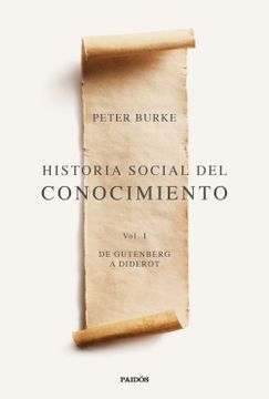 portada Historia social del conocimiento Vol. I (in ESP)