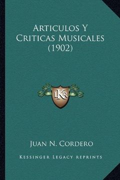 portada Articulos y Criticas Musicales (1902)