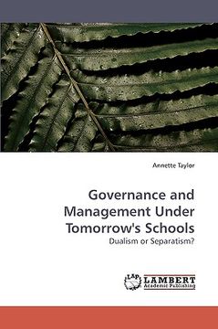 portada governance and management under tomorrow's schools (en Inglés)