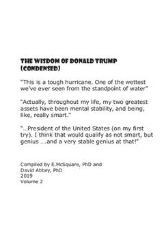 portada The Wisdom of Donald Trump (Condensed) (en Inglés)
