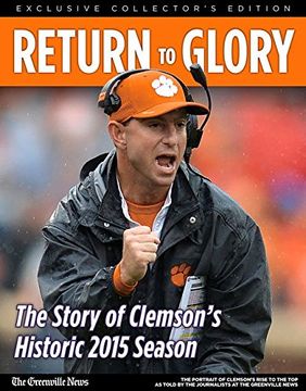 portada Return to Glory: The Story of Clemson’s Historic 2015 Season