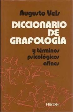 portada Diccionario de Grafologia y Terminos Psicologicos Afines