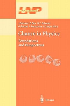 portada chance in physics: foundations and perspectives