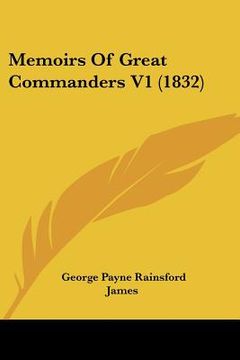 portada memoirs of great commanders v1 (1832)