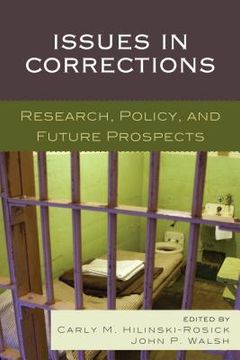 portada Issues in Corrections: Research, Policy, and Future Prospects (en Inglés)