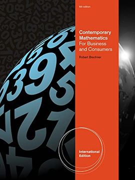 portada Contemporary Mathematics for Business and Consumers, International Edition (With Printed Access Card) (en Inglés)