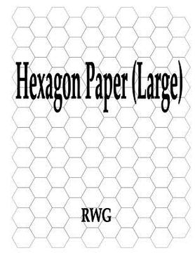 portada Hexagon Paper (Large): 50 Pages 8.5" X 11" (in English)