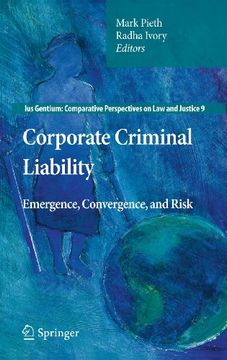 portada Corporate Criminal Liability: Emergence, Convergence, and Risk (en Francés)