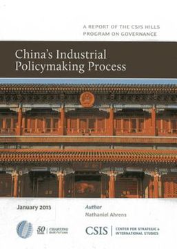 portada China's Industrial Policymaking Process (en Inglés)