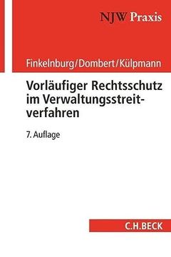 portada Vorläufiger Rechtsschutz im Verwaltungsstreitverfahren (en Alemán)