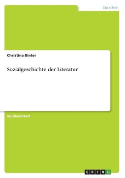 portada Sozialgeschichte der Literatur (en Alemán)