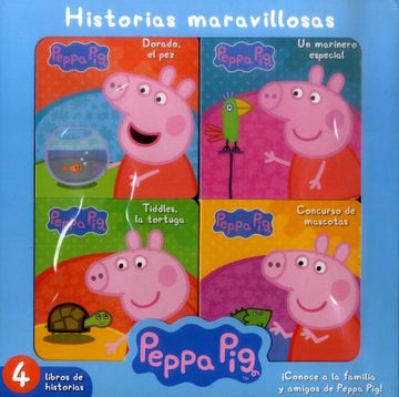 portada HISTORIAS MARAVILLOSAS PEPPA PIG 4 LIBROS