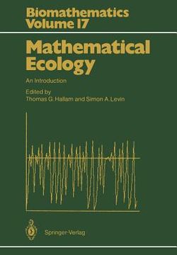 portada mathematical ecology: an introduction (en Inglés)