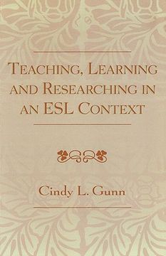 portada teaching, learning and researching in an esl context (en Inglés)