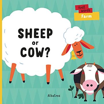 portada Sheep or Cow? (First Words) (en Inglés)