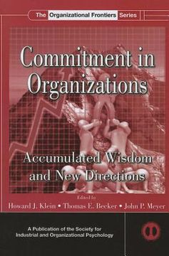 portada commitment in organizations: accumulated wisdom and new directions (en Inglés)