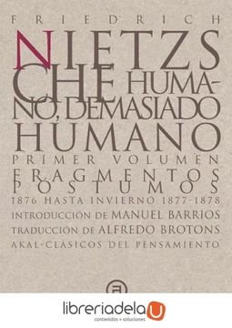 portada Humano, Demasiado Humano (in Spanish)