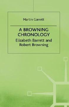 portada a browning chronology: elizabeth barrett and robert browning (en Inglés)
