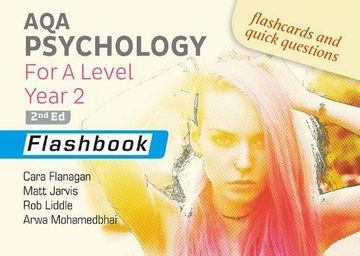 portada Aqa Psychology for a Level Year 2 Flashbook: 2nd Edition (en Inglés)