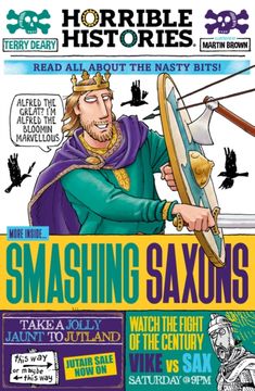 portada Smashing Saxons (Newspaper Edition) (Horrible Histories)