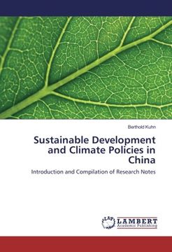 portada Sustainable Development and Climate Policies in China: Introduction and Compilation of Research Notes