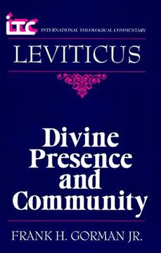 portada leviticus: divine presence and community (in English)