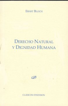portada Derecho Natural y Dignidad Humana