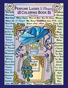 portada Perfume Ladies & Flowers: Coloring Books 