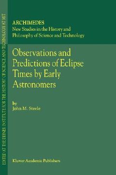 portada observations and predictions of eclipse times by early astronomers (in English)