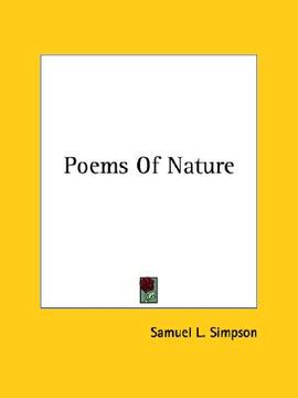 portada poems of nature (en Inglés)