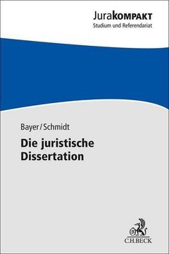 portada Die Juristische Dissertation (en Alemán)
