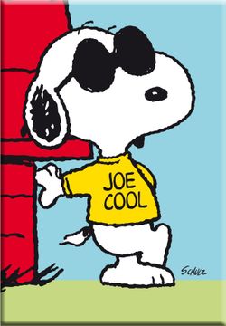 portada Imán Snoopy be Cool (en Inglés)