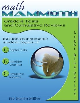 portada Math Mammoth Grade 4 Tests and Cumulative Reviews 