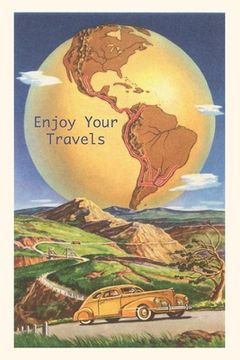 portada Vintage Journal Globe with Americas Postcard