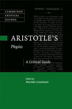 portada Aristotle's Physics: A Critical Guide (Cambridge Critical Guides) (en Inglés)