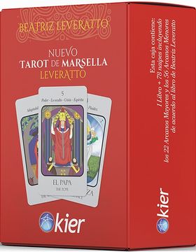 portada NUEVO TAROT DE MARSELLA LEVERATTO (Libro + Cartas)