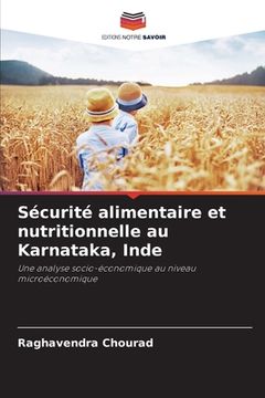 portada Sécurité alimentaire et nutritionnelle au Karnataka, Inde (in French)