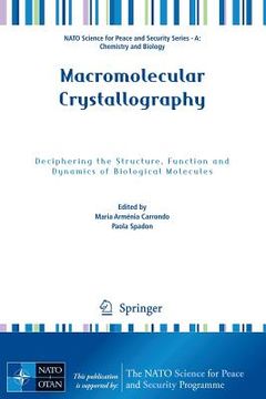 portada macromolecular crystallography (en Inglés)