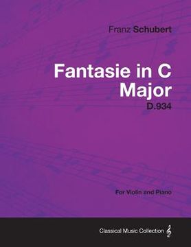 portada fantasie in c major d.934 - for violin and piano (en Inglés)