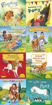 portada Pixi-8Er-Set 259: Ponygeschichten mit Pixi (8X1 Exemplar) (en Alemán)