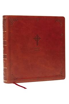 portada Nabre xl, Catholic Edition, Leathersoft, Brown, Comfort Print: Holy Bible (en Inglés)