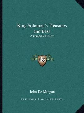 portada king solomon's treasures and bess: a companion to jess (in English)