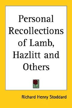 portada personal recollections of lamb, hazlitt and others (en Inglés)
