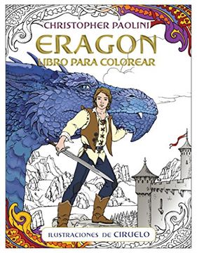 portada Eragon. Libro oficial para colorear (Spanish Edition)