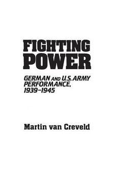 portada Fighting Power: German and U. S. Army Performance, 1939-1945 (in English)