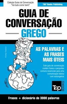portada Guia de Conversacao Portugues-Grego E Vocabulario Tematico 3000 Palavras