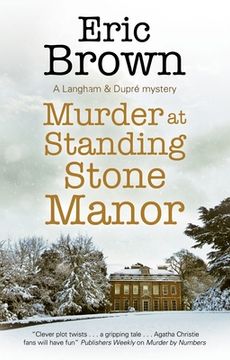 portada Murder at Standing Stone Manor: 8 (a Langham & Dupré Mystery) (in English)