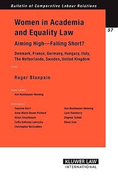 portada women in academia and equality law: aiming high - falling short? (en Inglés)