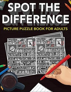 portada Spot the Difference: Picture Puzzle Book for Adults (en Inglés)