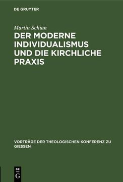 portada Der Moderne Individualismus und die Kirchliche Praxis (in German)